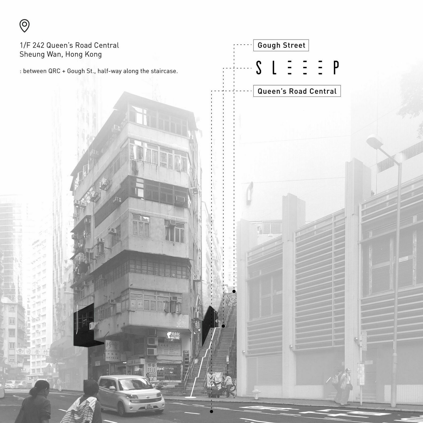 Отель Sleeep Hkg Gough St Гонконг Экстерьер фото